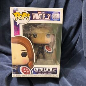 Funko Captain Carter Pop! Figure - Blue, Red, White